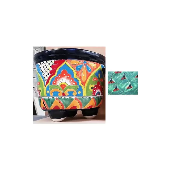 Talavera Molcajete Pot