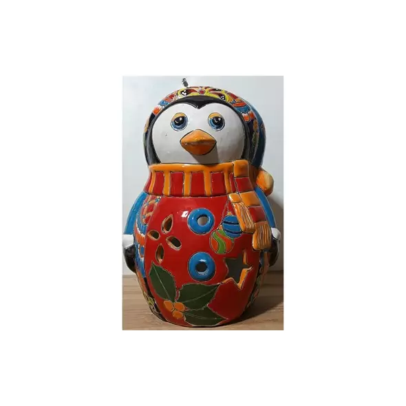 Talavera Christmas Penguin