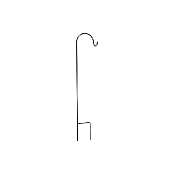 AGW 5/8" Heavy Duty 65" Short Single Shepherd Hook Black
