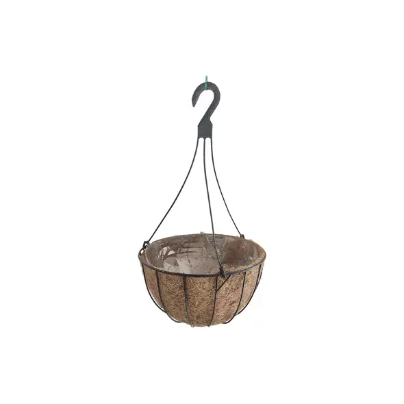 Austram 14" Progro Basic Planter with Plastic Hanger Black
