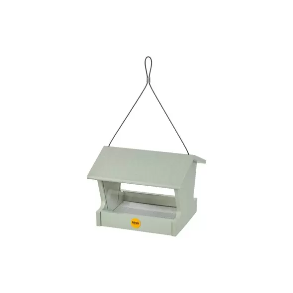 Birds Choice Hopper Feeder Recycled Plastic Sage Green 3