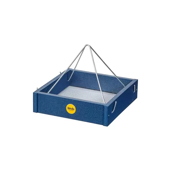Birds Choice Hanging Tray Recycled Plastic Navy Peony