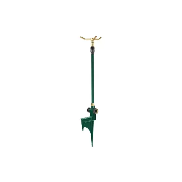 Orbit 3 Arm Metal Telescoping Sprinkler on Metal Step Spike