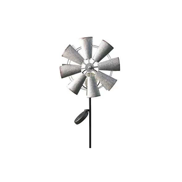 Moonrays Solar Wind Spinner w/Crackle Ball