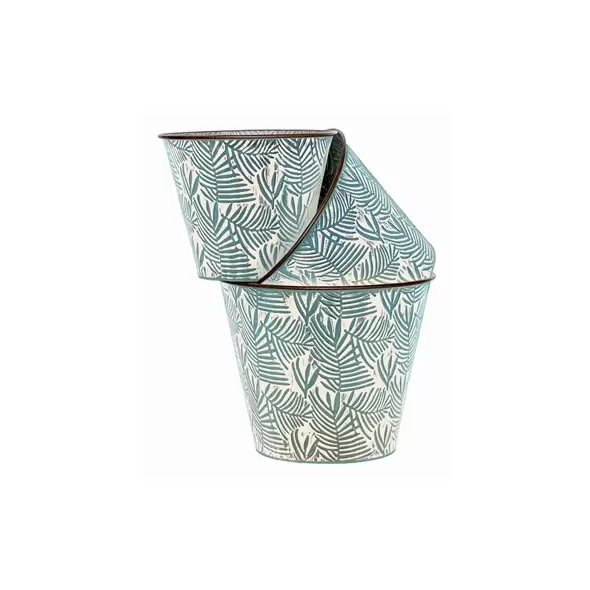 Deer Park Round Palmetto Planters Set of 3