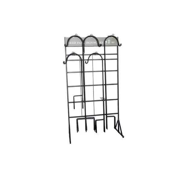 Deer Park Shephard Hook Display Empty Black