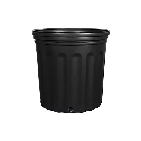 Grower Select 2 Gallon Nursery Pot, Blow Molded, Black, 65 per Case, 75 Cases per Pallet, 9.84in x 8.66in, 2.42Gal, 2Gallon