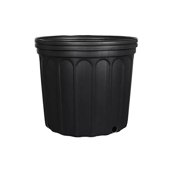 Grower Select True 3 Gallon Nursery Pot, Blow Molded, Black, 35/CS, 80CS/PL, 10.63in x 9.84in, 3.00Gal, 3Gallon