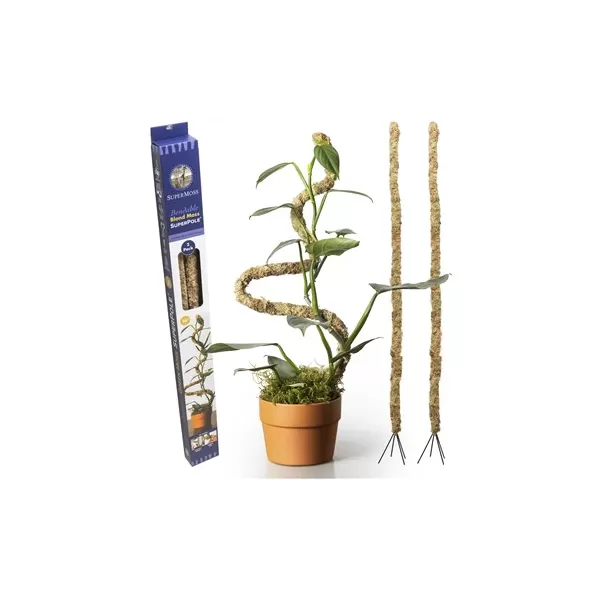 SuperMoss 2pk 36" Bendy Blnd Pole