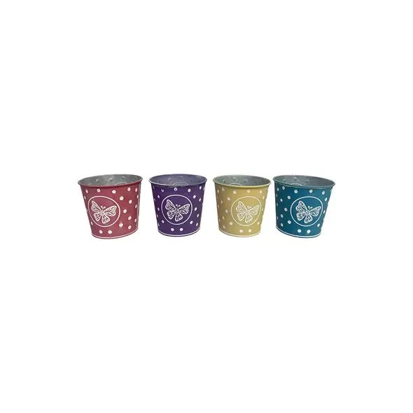 VCS 5" Butterfly Polka Dot Planter