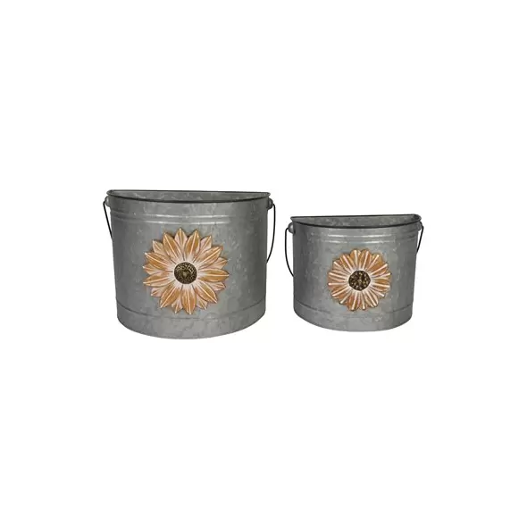 VCS 2pc Sunflower Half Pails