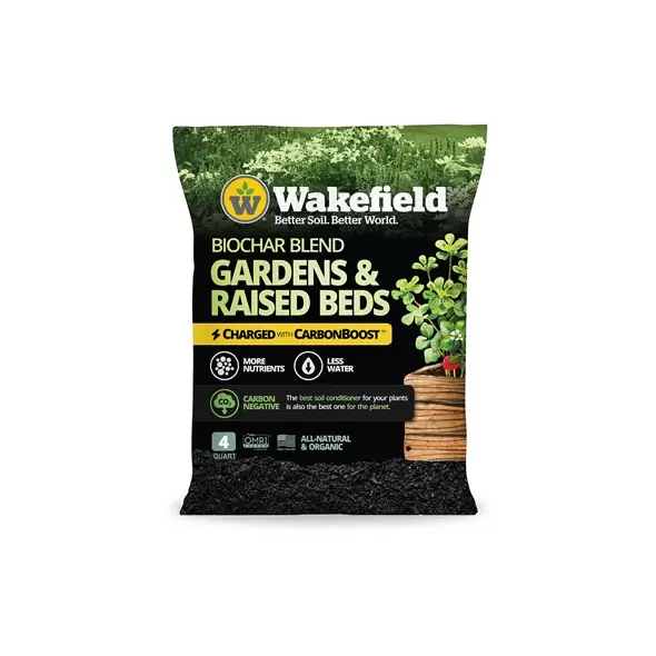 Wakefield 1cf Biochar Garden Carbonboost 60/PL