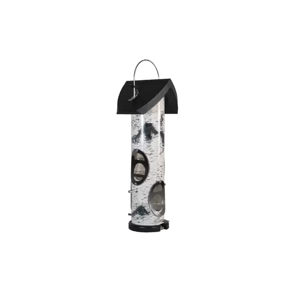 WoodLink Birch Log Mixed Seed Feeder