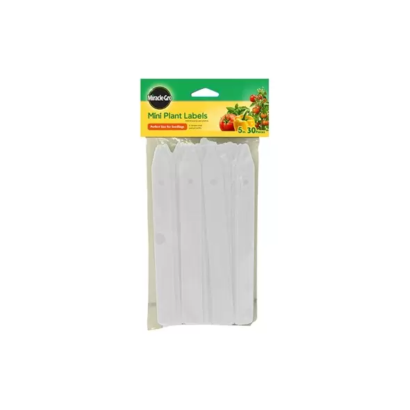 Miracle Gro 5" White Plant Label