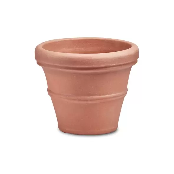 Crescent 16" Brunello Planter Weathered Terra Cotta