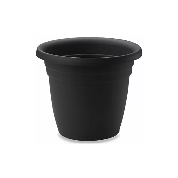 Crescent 10" Emma Planter Black