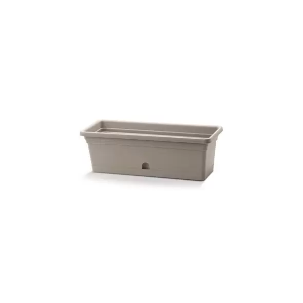 Crescent 24"x8" Rectangle Emma Planter Cappuccino