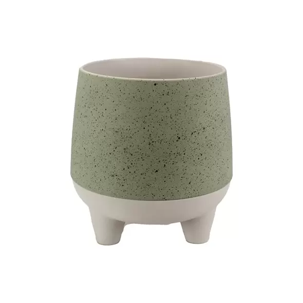 HC 10" Orion Pot Sage Granite/Birch