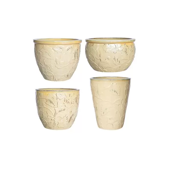 MCarr 26pc Trail Vine Planter Pallet Yellow Cream