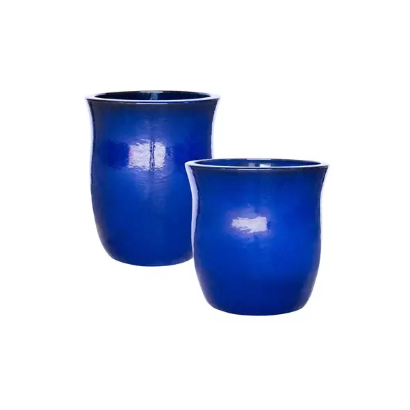MCarr 30pc Tall Hourglass Planter Pallet Admiral Blue