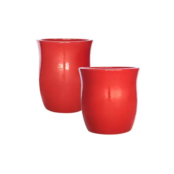 MCarr 30pc Tall Hourglass Planter Pallet Red