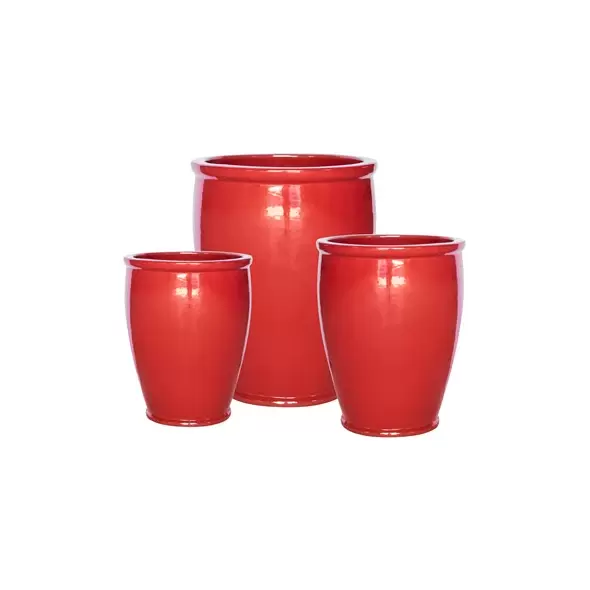 MCarr 15pc Tall Smooth Planter Pallet Red