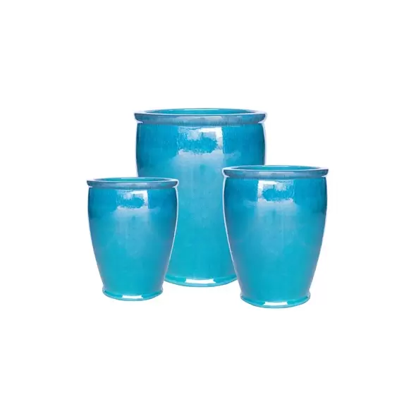 MCarr 15pc Tall Smooth Planter Pallet Ultra Marine