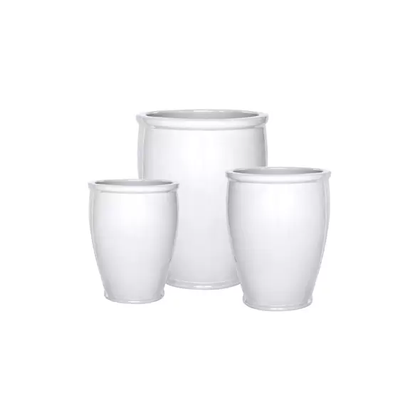 MCarr 15pc Tall Smooth Planter Pallet White