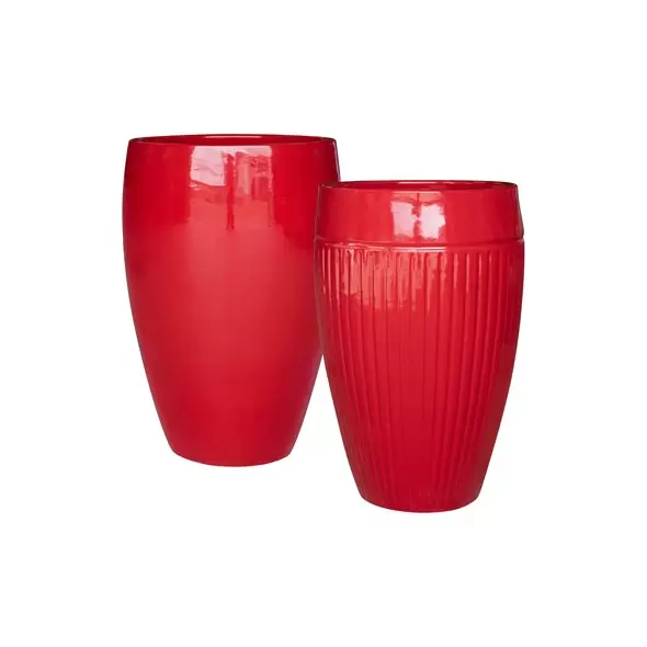 MCarr 15pc Ribbed Planter Pallet Red