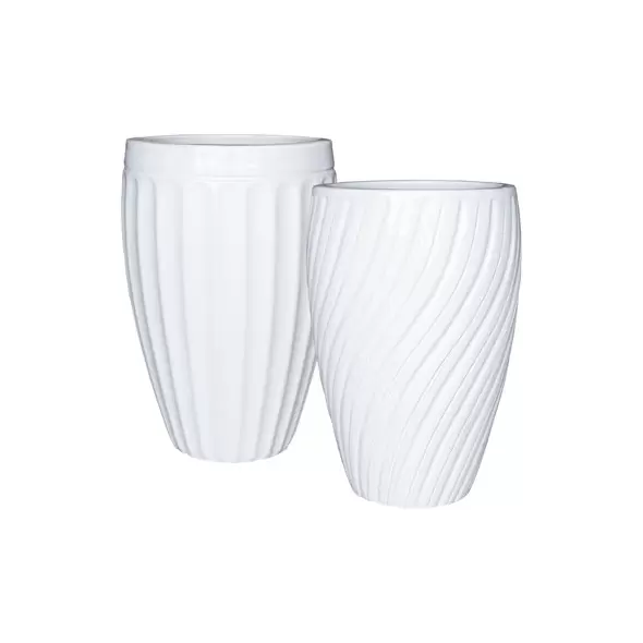 MCarr 15pc Tall Swirl Planter Pallet White