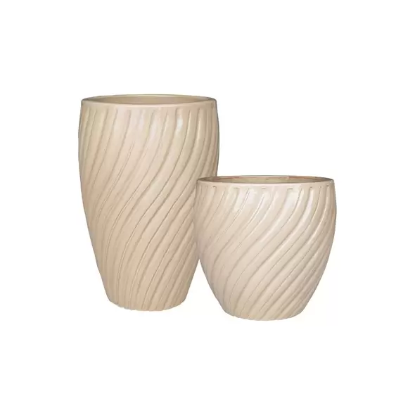 MCarr 35pc Lined Planter Pallet Yellow Cream