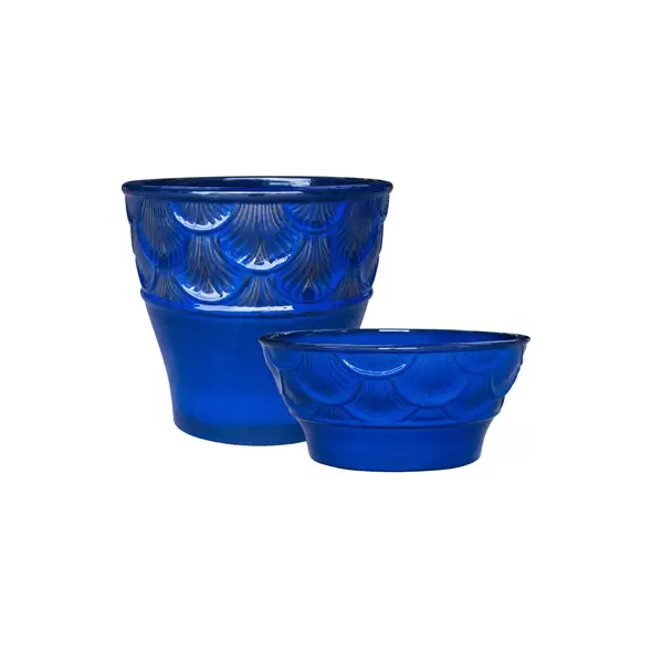 MCarr 32pc Scallop Planter Pallet Admiral Blue