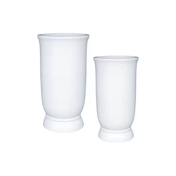 MCarr 8pc Tall Round Planter Pallet White