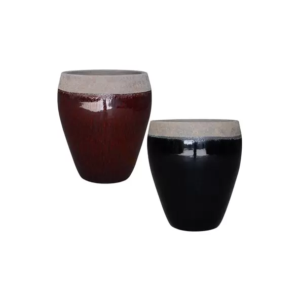 MCarr 12pc Tall Hipster Planter Pallet Volcanic Mix