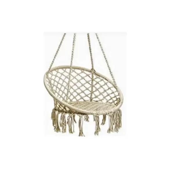 Primitive Macrame Swing Chair
