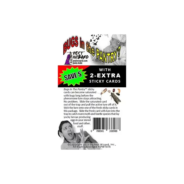 Pest Wizard 2pk Bugs in Pantry Liners