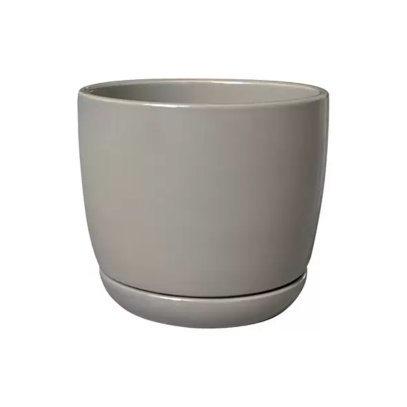 Southern Patio 6" Ceramic Ana Pot Grey