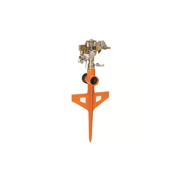 Dramm Colorstorm Impulse Stake Sprinkler Orange