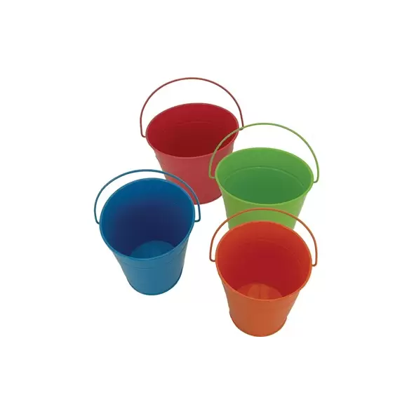 Kids 2 Quart Pails Mtl 4 Clr
