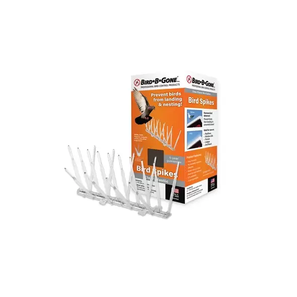 Bird B Gone 5" Plastic Bird Spikes 6PK 1' Sections 764176050602