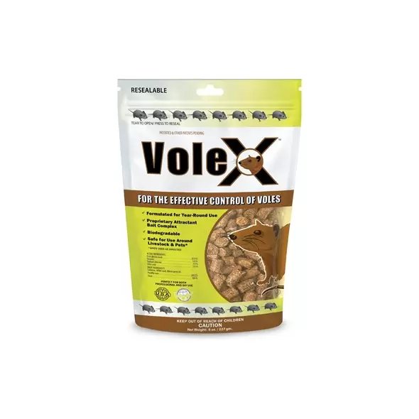 EcoClear 8oz VoleX Bait Pellets with Shelf Tray