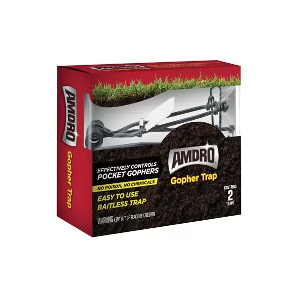 Amdro 2pk Wire Gopher Trap Twin Pack