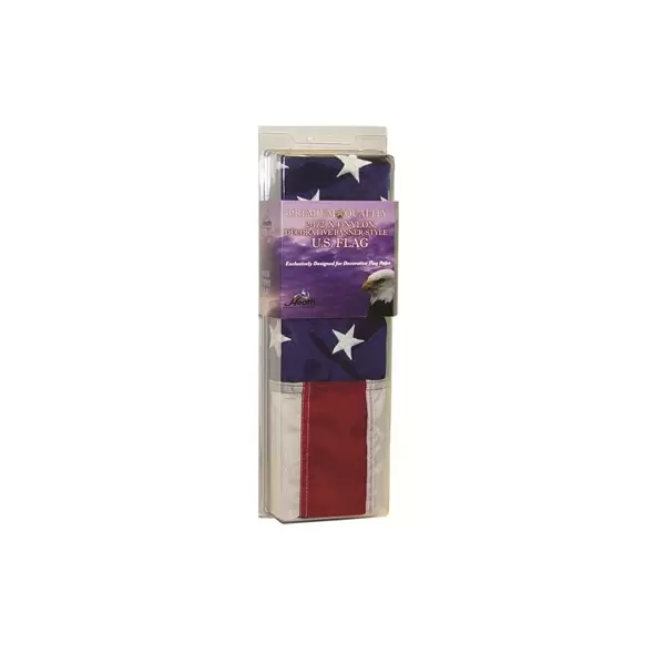 Heath 2.5'x4' Nylon Flag Sewn Stripes Embroidered