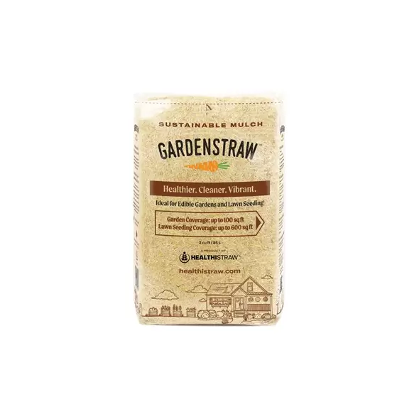 GardenStraw 3cf Premium Wheat Straw Mulch