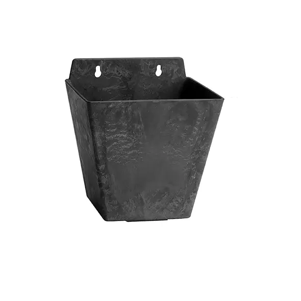 Artstone Ella 14.5" Wall Pot Black