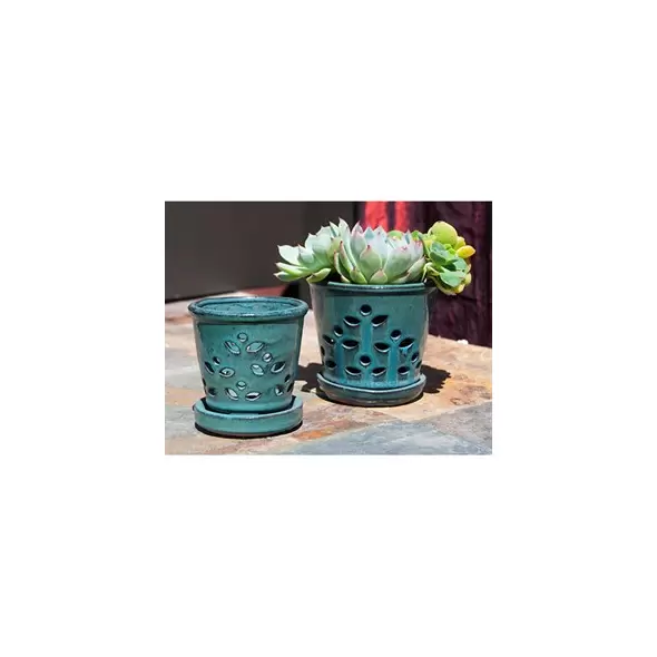 Verandah 7.5" Jd Waikiki Orchid Pot