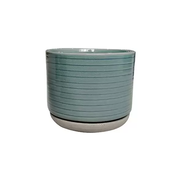 Southern Patio 6" Vado Planter Sea Blue Finish