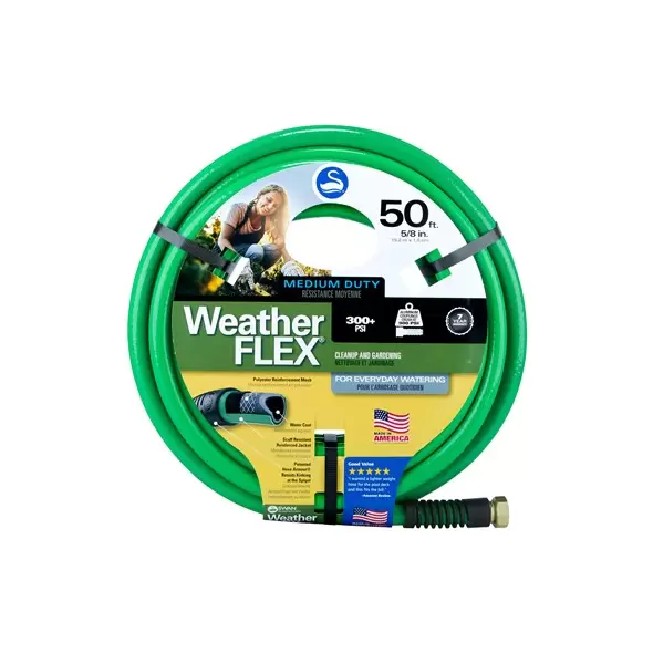 Swan 5/8"x50' WeatherFlex Medium Duty Hose