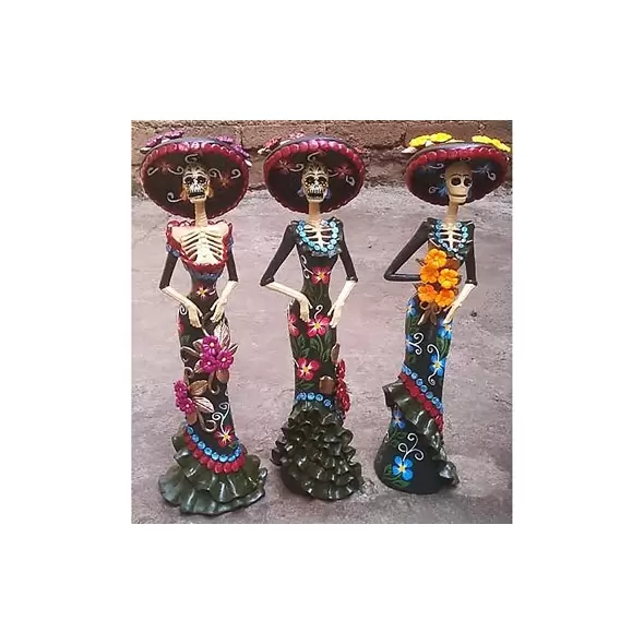 Talavera 12" Catrina Statue