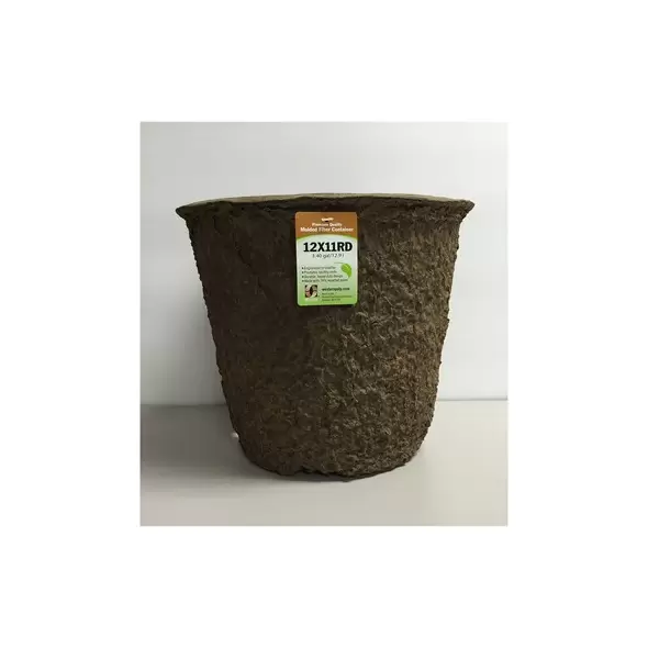 Western Pulp 12x11 Round Retail Container w/UPC, 3.40gal, 18/CS
